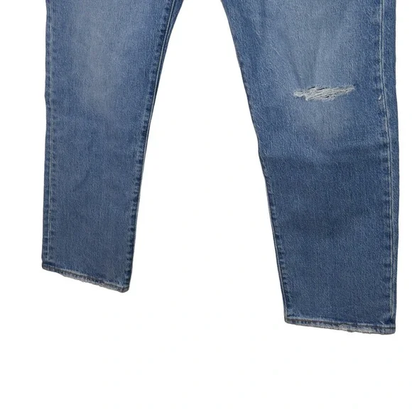 LEVI'S Premium NWT Wedgie Straight Blue Jeans Salsa Spice Size 30 - Picture 5 of 11